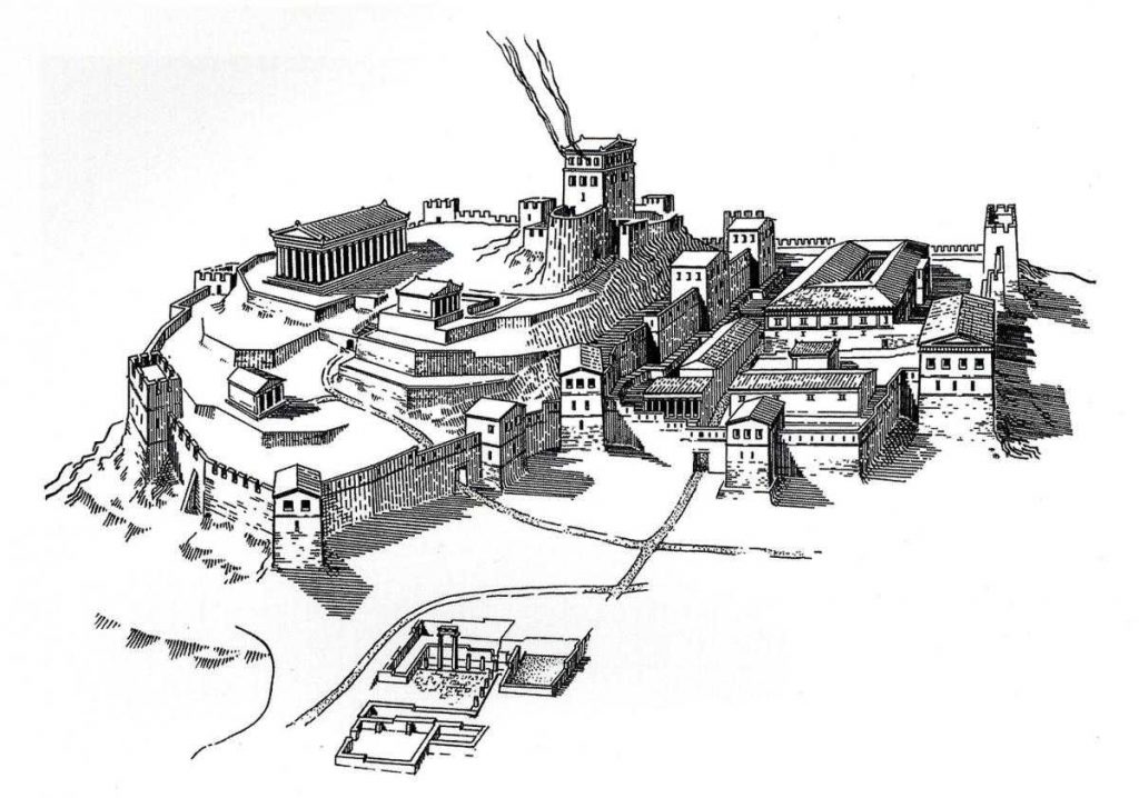 Столица Боспорского царства Пантикапей. Реконструкция акрополя