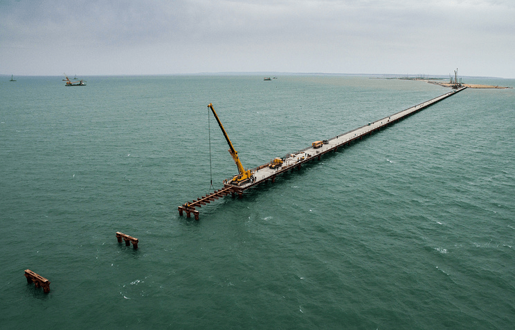 Технологический мост через Керченский пролив
